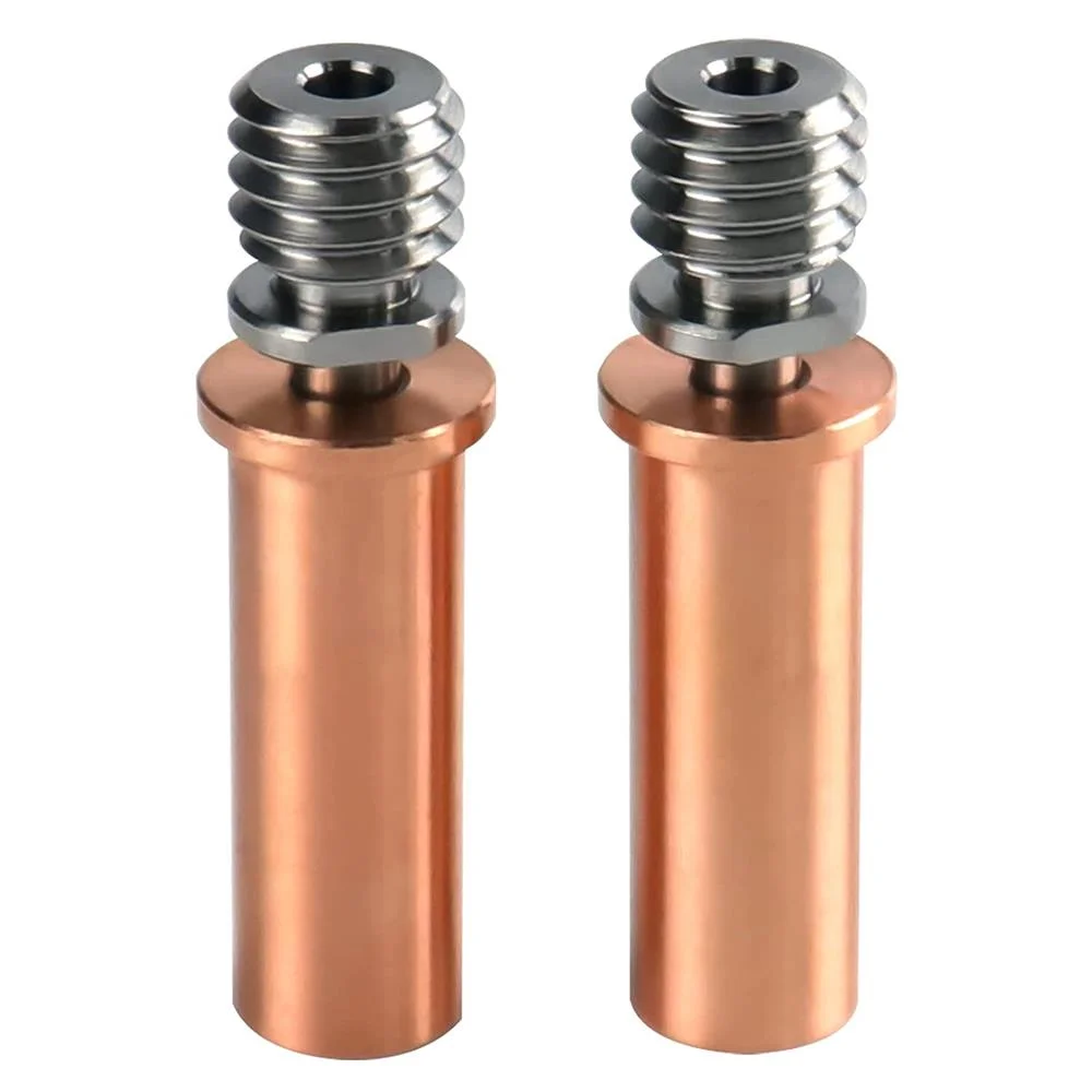 31996-Barrel M6-M6 para V5AC bimetal, cobre y titanio