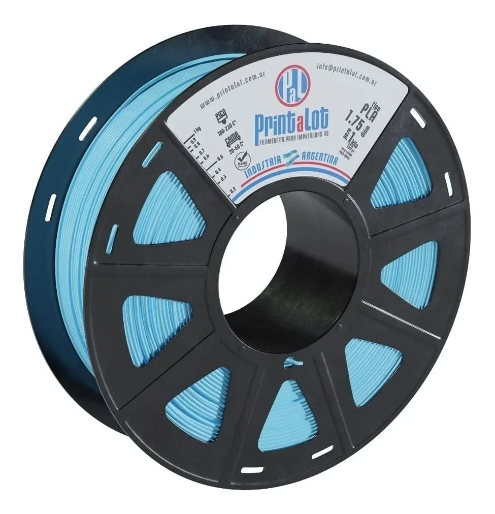 CELESTE PLA PrintaLot x1KG Filamento 3D DIAMETRO 1,75mm
