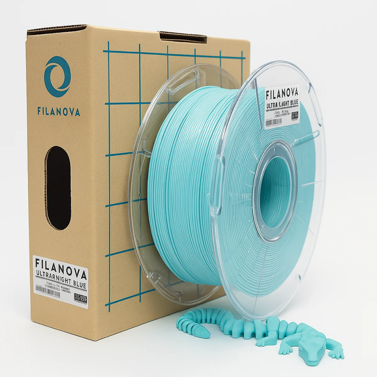 CELESTE Ultralight Blue Filamento PLA  Filanova x 1Kg