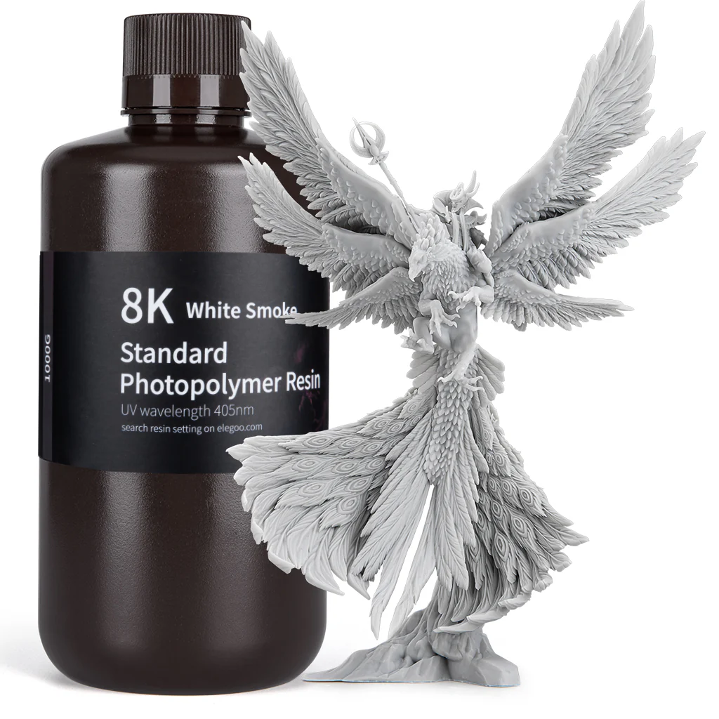 BLANCO AHUMADO ESTANDAR 8K RESINA ELEGOO 1kg50.103.0131