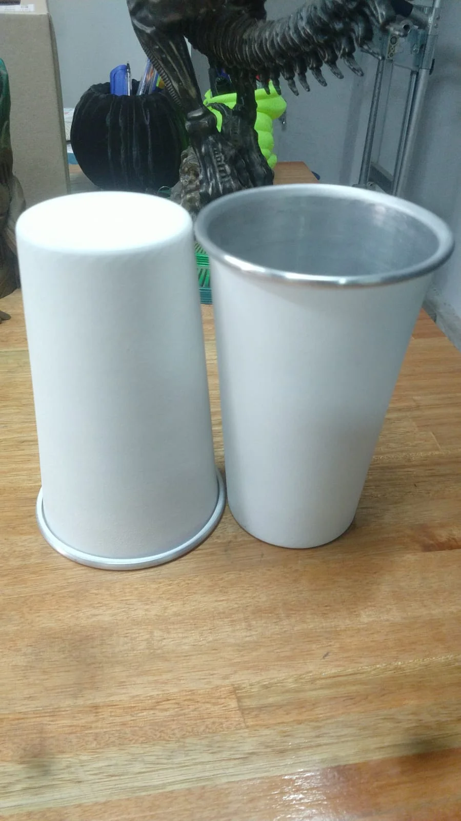 Blanco 1l mod2  VASO ALUMINIO LASERABLE FERNETERO LISO Cant1